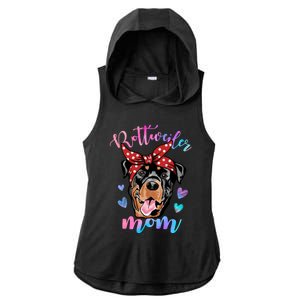 Rottweiler Dog Lover Funny Cute Mom Mama Mother Gift Ladies PosiCharge Tri-Blend Wicking Draft Hoodie Tank