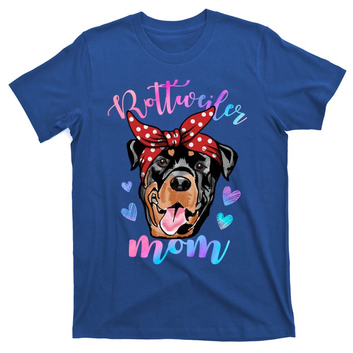 Rottweiler Dog Lover Funny Cute Mom Mama Mother Gift T-Shirt