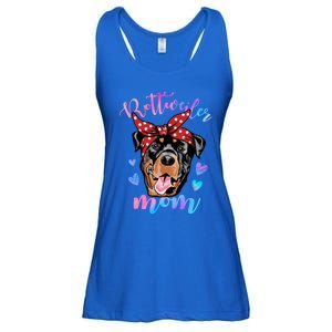 Rottweiler Dog Lover Funny Cute Mom Mama Mother Gift Ladies Essential Flowy Tank