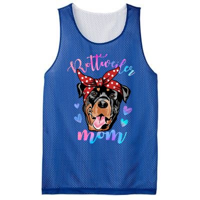 Rottweiler Dog Lover Funny Cute Mom Mama Mother Gift Mesh Reversible Basketball Jersey Tank