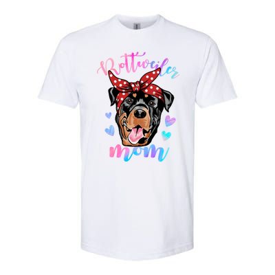 Rottweiler Dog Lover Funny Cute Mom Mama Mother Gift Softstyle CVC T-Shirt