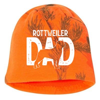 Rottweiler Dog Lover Funny Cute Puppy Dad Father Gift Kati - Camo Knit Beanie