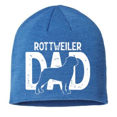 Rottweiler Dog Lover Funny Cute Puppy Dad Father Gift Sustainable Beanie