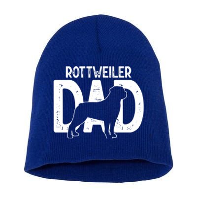 Rottweiler Dog Lover Funny Cute Puppy Dad Father Gift Short Acrylic Beanie