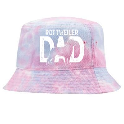 Rottweiler Dog Lover Funny Cute Puppy Dad Father Gift Tie-Dyed Bucket Hat