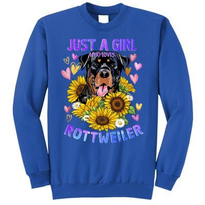 Rottweiler Dog Lover Funny Cute Puppy Gift Sweatshirt