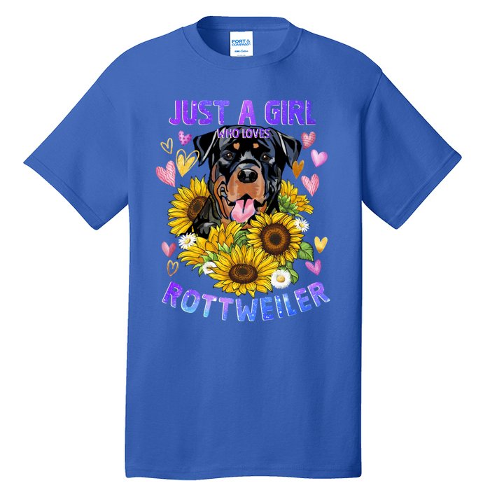 Rottweiler Dog Lover Funny Cute Puppy Gift Tall T-Shirt