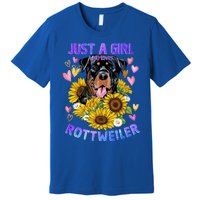 Rottweiler Dog Lover Funny Cute Puppy Gift Premium T-Shirt