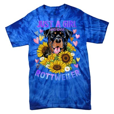 Rottweiler Dog Lover Funny Cute Puppy Gift Tie-Dye T-Shirt