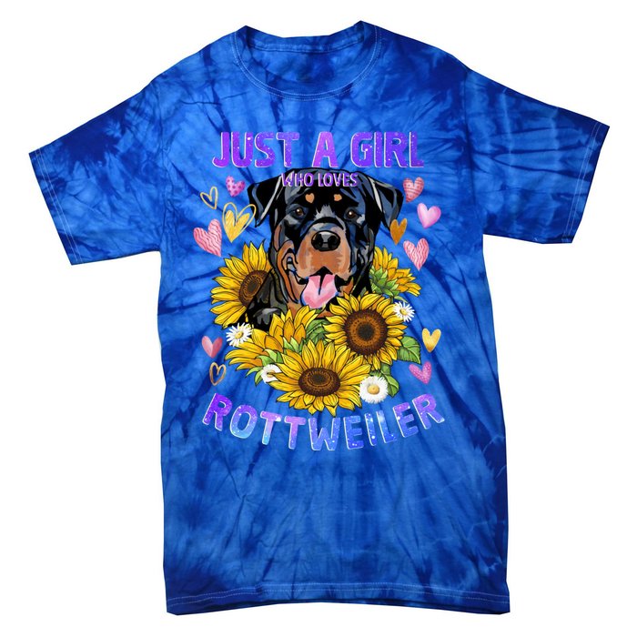 Rottweiler Dog Lover Funny Cute Puppy Gift Tie-Dye T-Shirt