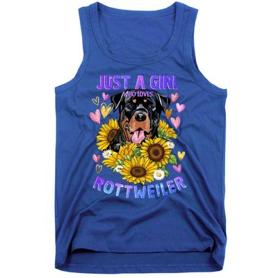 Rottweiler Dog Lover Funny Cute Puppy Gift Tank Top