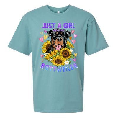 Rottweiler Dog Lover Funny Cute Puppy Gift Sueded Cloud Jersey T-Shirt