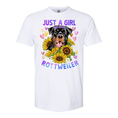 Rottweiler Dog Lover Funny Cute Puppy Gift Softstyle® CVC T-Shirt