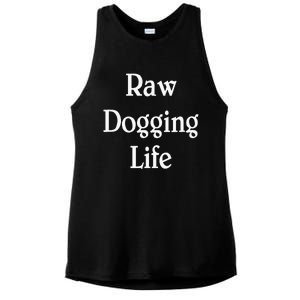 Raw Dogging Life Ladies PosiCharge Tri-Blend Wicking Tank