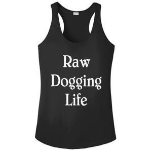 Raw Dogging Life Ladies PosiCharge Competitor Racerback Tank