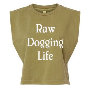 Raw Dogging Life Garment-Dyed Women's Muscle Tee