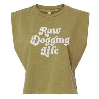 Raw Dogging Life Garment-Dyed Women's Muscle Tee