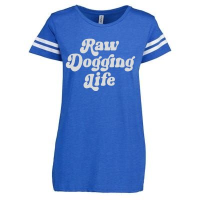 Raw Dogging Life Enza Ladies Jersey Football T-Shirt