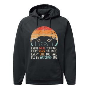 Retro Dog Lover Black Cotton Blend Funny & Classic Fit For Kids Performance Fleece Hoodie