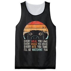 Retro Dog Lover Black Cotton Blend Funny & Classic Fit For Kids Mesh Reversible Basketball Jersey Tank