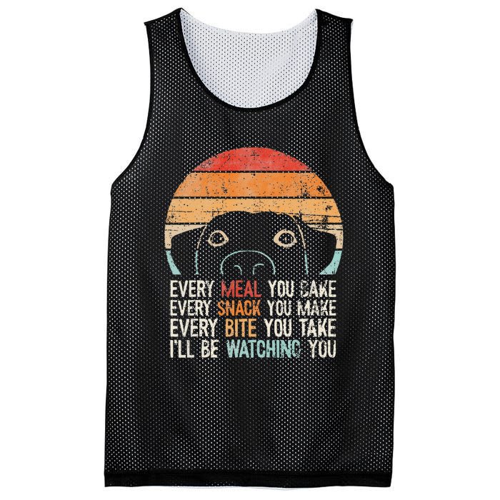 Retro Dog Lover Black Cotton Blend Funny & Classic Fit For Kids Mesh Reversible Basketball Jersey Tank