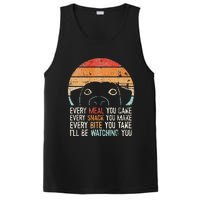 Retro Dog Lover Black Cotton Blend Funny & Classic Fit For Kids PosiCharge Competitor Tank