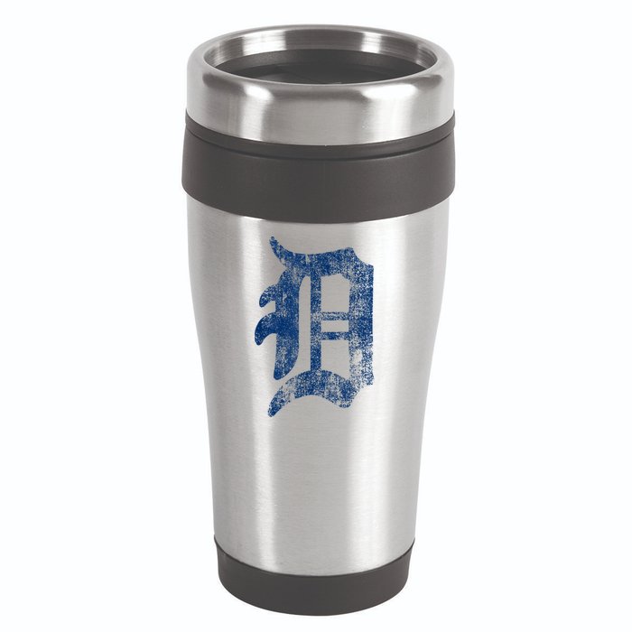 Retro Detroit Letter D Throwback Design 16oz Travel Tumbler