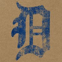 Retro Detroit Letter D Throwback Design Cotton Canvas Backpack