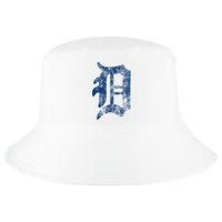 Retro Detroit Letter D Throwback Design Cool Comfort Performance Bucket Hat