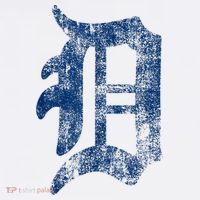 Retro Detroit Letter D Throwback Design Apron