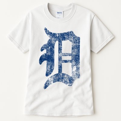 Retro Detroit Letter D Throwback Design Tall T-Shirt