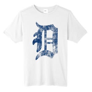 Retro Detroit Letter D Throwback Design Tall Fusion ChromaSoft Performance T-Shirt