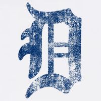 Retro Detroit Letter D Throwback Design Golf Towel