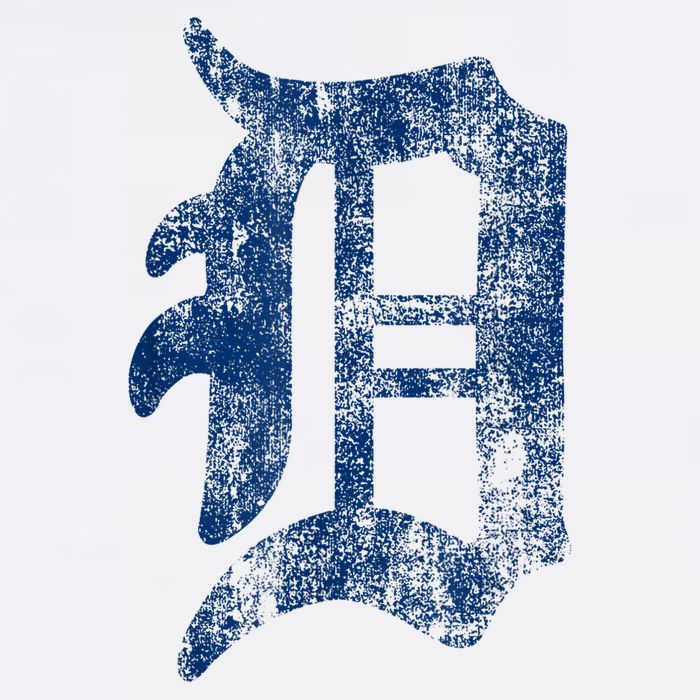 Retro Detroit Letter D Throwback Design Golf Towel