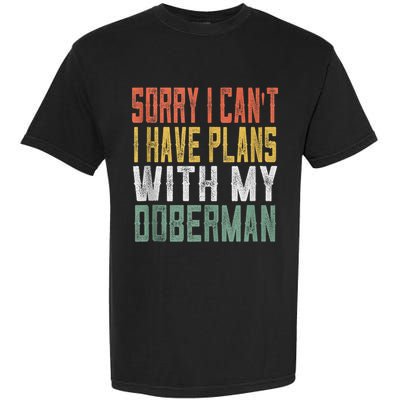 Retro Dog Lover Gag Gifts For And Doberman Lover Tank Top Garment-Dyed Heavyweight T-Shirt