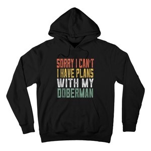 Retro Dog Lover Gag Gifts For And Doberman Lover Tank Top Hoodie