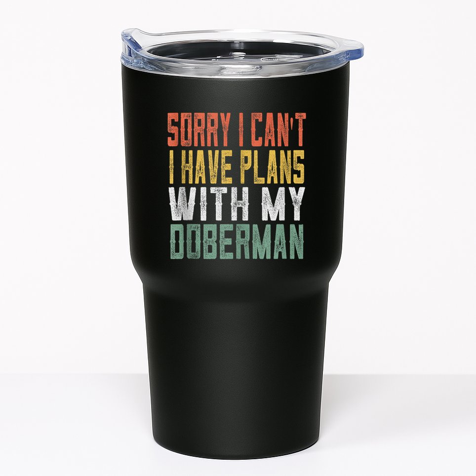 Retro Dog Lover Gag Gifts For And Doberman Lover Tank Top Tumbler