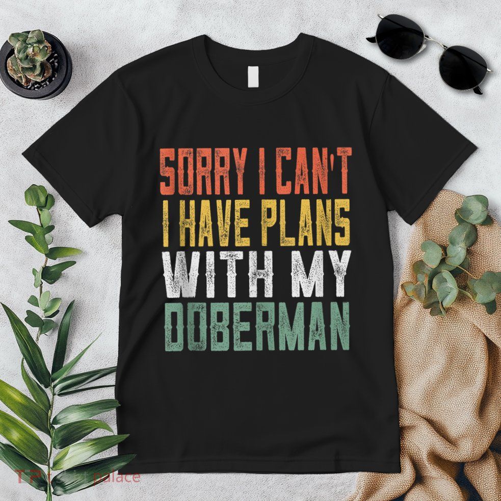 Retro Dog Lover Gag Gifts For And Doberman Lover Tank Top Premium T-Shirt