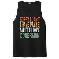 Retro Dog Lover Gag Gifts For And Doberman Lover Tank Top PosiCharge Competitor Tank