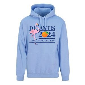 Ron Desantis Make America Florida Flamingo Election 2024 Unisex Surf Hoodie