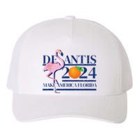 Ron Desantis Make America Florida Flamingo Election 2024 Yupoong Adult 5-Panel Trucker Hat