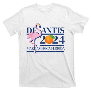 Ron Desantis Make America Florida Flamingo Election 2024 T-Shirt