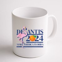 Ron Desantis Make America Florida Flamingo Election 2024 Coffee Mug