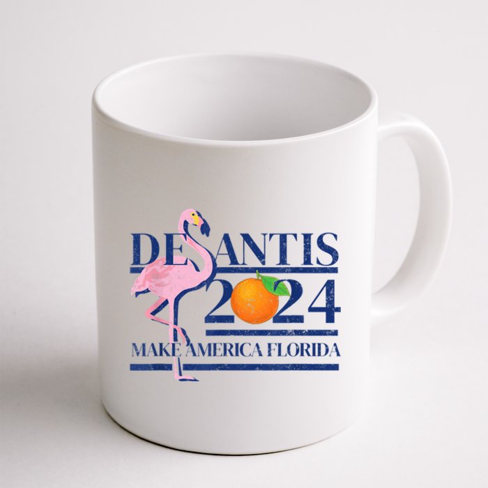 Ron Desantis Make America Florida Flamingo Election 2024 Coffee Mug