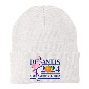 Ron Desantis Make America Florida Flamingo Election 2024 Knit Cap Winter Beanie