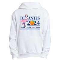 Ron Desantis Make America Florida Flamingo Election 2024 Urban Pullover Hoodie