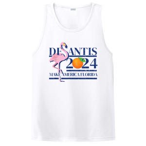 Ron Desantis Make America Florida Flamingo Election 2024 PosiCharge Competitor Tank