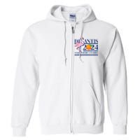 Ron Desantis Make America Florida Flamingo Election 2024 Full Zip Hoodie