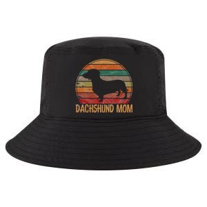 Retro Dachshund Mom Gift Doxie Dog Owner Mother Pet Mama Cool Comfort Performance Bucket Hat