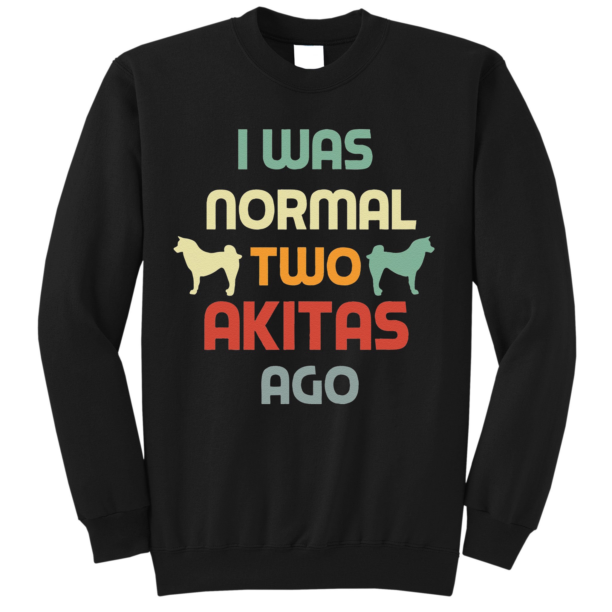 Retro Dog Mom Women Funny Akita Lover Owner Sweatshirt